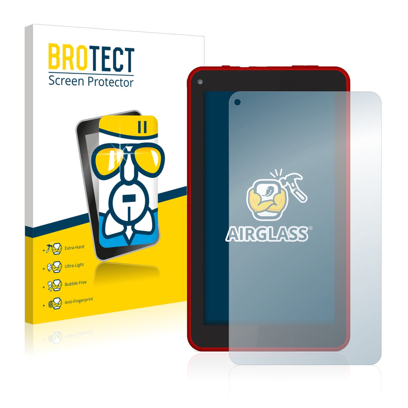 BROTECT AirGlass Glass Screen Protector for Logicom L-ement Tab 744P