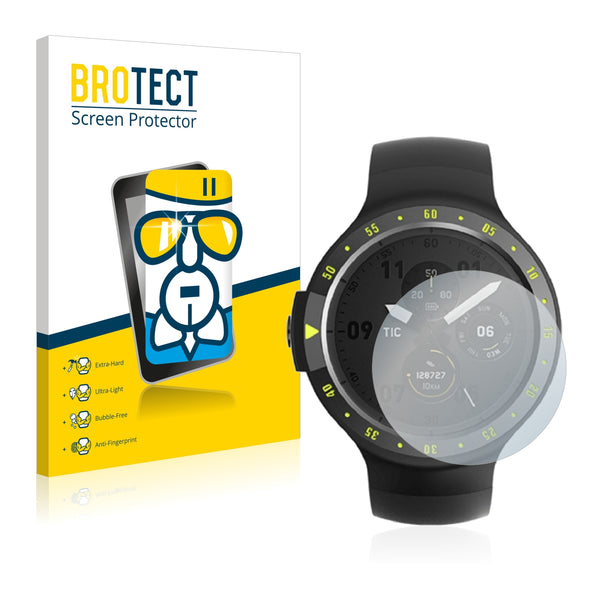 BROTECT AirGlass Glass Screen Protector for Mobvoi Ticwatch S Knight