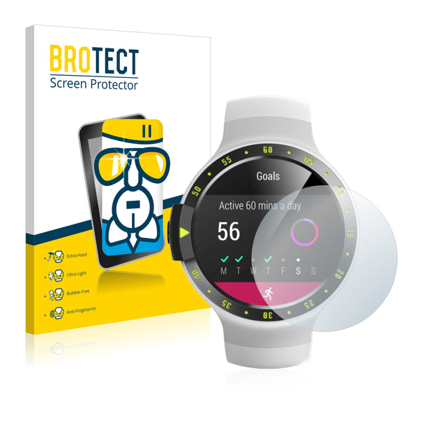 BROTECT AirGlass Glass Screen Protector for Mobvoi Ticwatch S Glacier