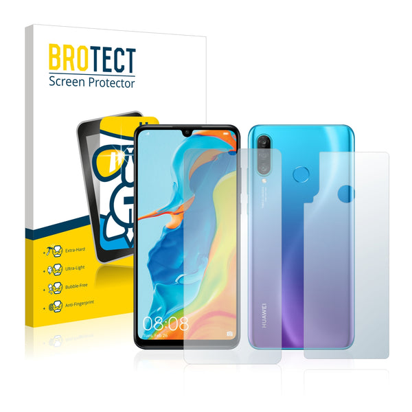 BROTECT AirGlass Glass Screen Protector for Huawei P30 lite (Front + Back)