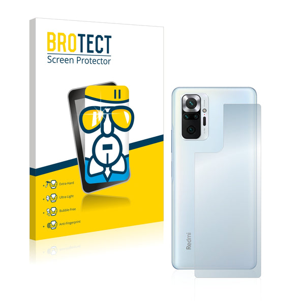 BROTECT AirGlass Glass Screen Protector for Xiaomi Redmi Note 10S (Back)