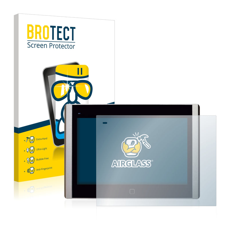 BROTECT AirGlass Glass Screen Protector for Novakon Panelmaster 791 HMI 7