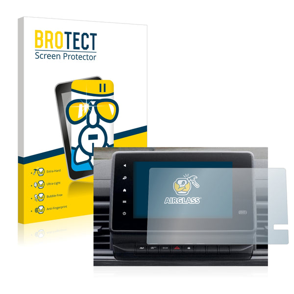 BROTECT AirGlass Glass Screen Protector for Renault Trafic 2021 Easy Link 8