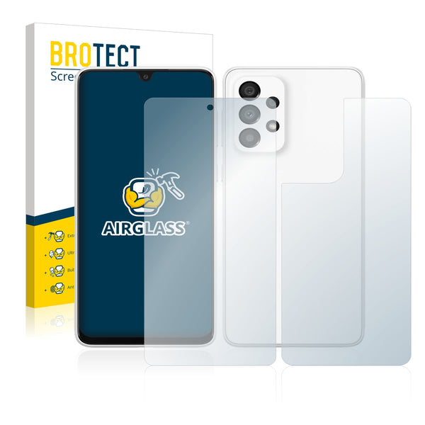 BROTECT AirGlass Glass Screen Protector for Samsung Galaxy A33 5G (Front + Back)