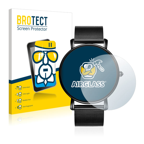 BROTECT AirGlass Glass Screen Protector for Burei Watch HDSM-19003-1