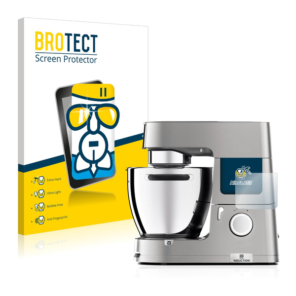 BROTECT AirGlass Glass Screen Protector for Kenwood KCL 95 cooking chef XL.