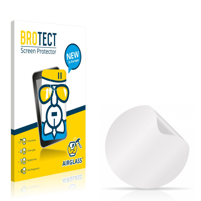 BROTECT AirGlass Glass Screen Protector for Circular Displays (Diameter: 18 mm)