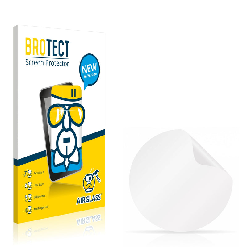 BROTECT AirGlass Glass Screen Protector for Circular Displays (Diameter: 51 mm)