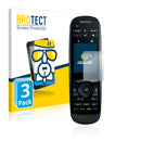 3x BROTECT AirGlass Glass Screen Protector for Logitech Harmony Ultimate