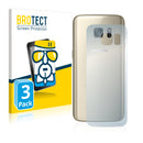3x BROTECT AirGlass Glass Screen Protector for Samsung Galaxy S7 (Back)