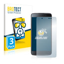 3x BROTECT AirGlass Glass Screen Protector for BlackBerry DTEK50