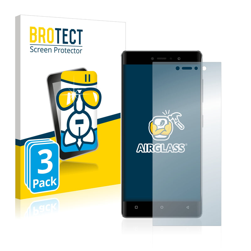 3x BROTECT AirGlass Glass Screen Protector for BLU Vivo 5R