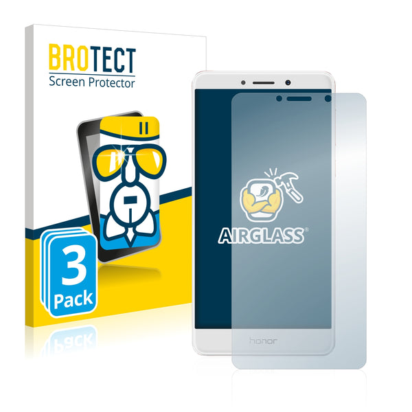 3x BROTECT AirGlass Glass Screen Protector for Honor 6X