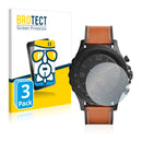 3x BROTECT AirGlass Glass Screen Protector for Fossil Q Nate