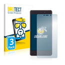 3x BROTECT AirGlass Glass Screen Protector for Xiaomi Redmi 4 Prime
