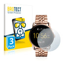 3x BROTECT AirGlass Glass Screen Protector for Fossil Q Wander