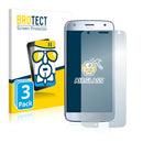 3x BROTECT AirGlass Glass Screen Protector for Lenovo Moto X4
