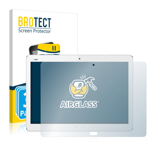 3x BROTECT AirGlass Glass Screen Protector for Huawei MediaPad M3 Lite 10.1