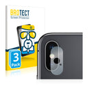 3x BROTECT AirGlass Glass Screen Protector for Apple iPhone X (Camera)
