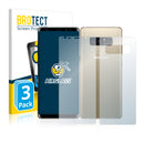 3x BROTECT AirGlass Glass Screen Protector for Samsung Galaxy Note 8 (Front + Back)