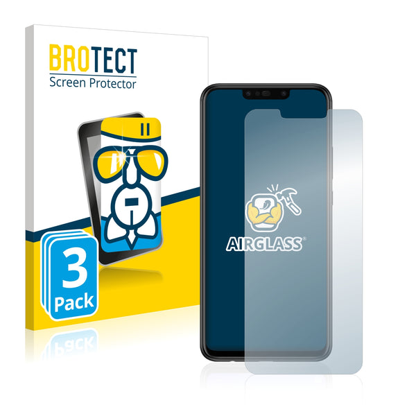 3x BROTECT AirGlass Glass Screen Protector for Huawei Nova 3i