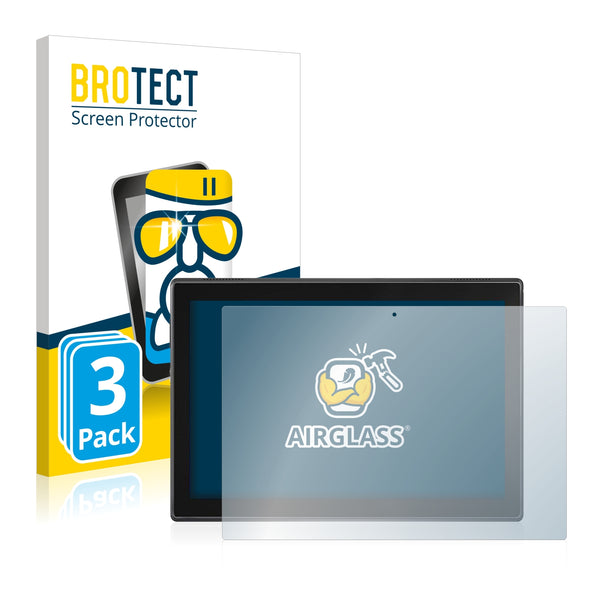 3x BROTECT AirGlass Glass Screen Protector for Lenovo Tab 4 10