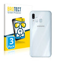 3x BROTECT AirGlass Glass Screen Protector for Samsung Galaxy A30 (Camera)