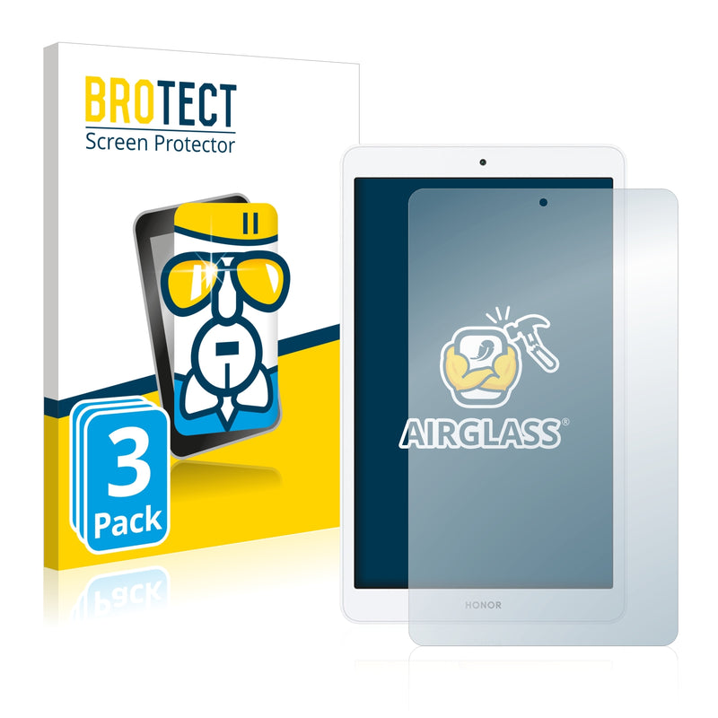 3x BROTECT AirGlass Glass Screen Protector for Honor 5