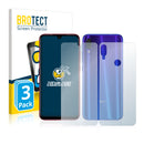 3x BROTECT AirGlass Glass Screen Protector for Xiaomi Redmi Note 7S (Front + Back)