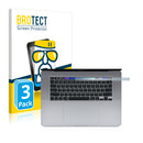 3x BROTECT AirGlass Glass Screen Protector for Apple MacBook Pro 16 2019 (Touch Bar)