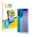 3x BROTECT AirGlass Glass Screen Protector for Realme X2 (Back)