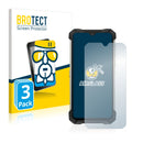 3x BROTECT AirGlass Glass Screen Protector for Doogee S88 Pro