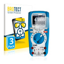 3x BROTECT AirGlass Glass Screen Protector for PeakTech 3445