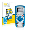 3x BROTECT AirGlass Glass Screen Protector for PeakTech 3444