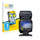 3x BROTECT AirGlass Glass Screen Protector for Canon Speedlite EL-1