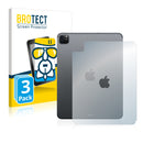 3x BROTECT AirGlass Glass Screen Protector for Apple iPad Pro 11 WiFi Cellular 2021 (Back 3th generation)