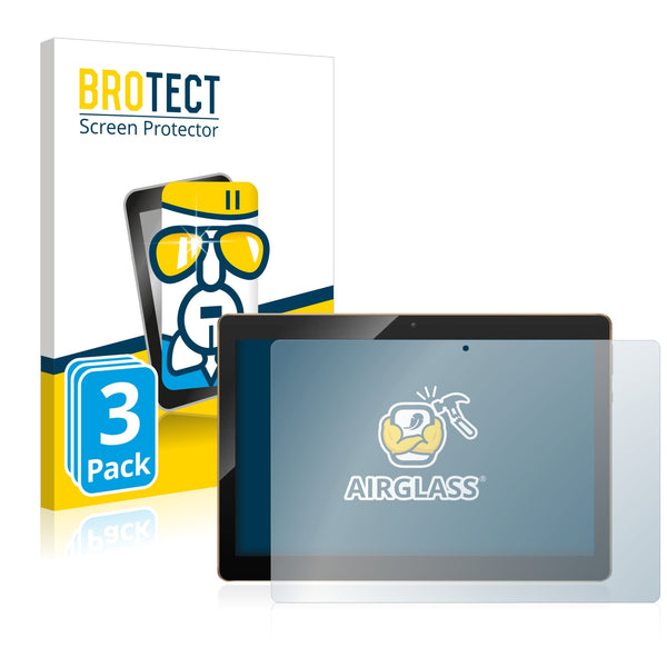 3x BROTECT AirGlass Glass Screen Protector for Qimaoo K4 10