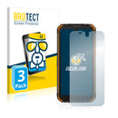 3x BROTECT AirGlass Glass Screen Protector for Doogee S59