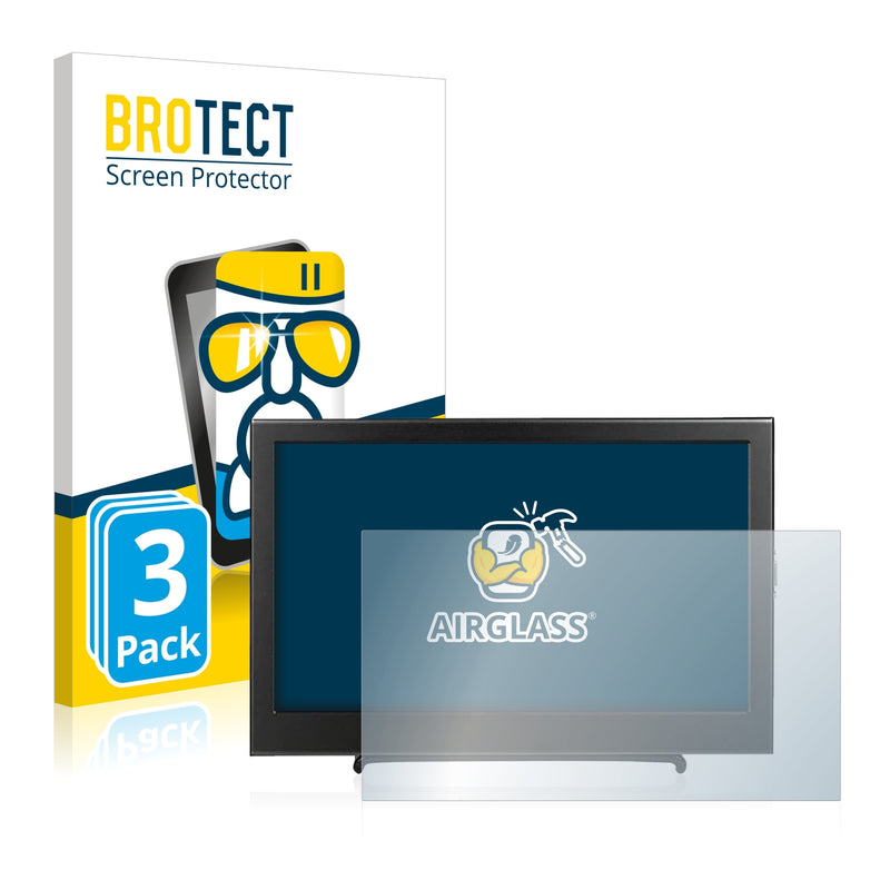3x BROTECT AirGlass Glass Screen Protector for Kenowa Portable Monitor (13.3)