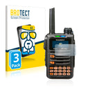 3x BROTECT AirGlass Glass Screen Protector for Yaesu FT-70DR