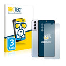 3x BROTECT AirGlass Glass Screen Protector for Samsung Galaxy S21 (Front + cam)