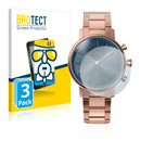 3x BROTECT AirGlass Glass Screen Protector for Kronaby Carat 38 mm