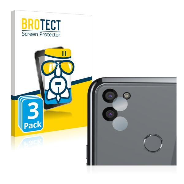 3x BROTECT AirGlass Glass Screen Protector for Gigaset GS5 (ONLY Camera)