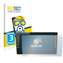 3x BROTECT AirGlass Glass Screen Protector for Ankeway Car Radio 8