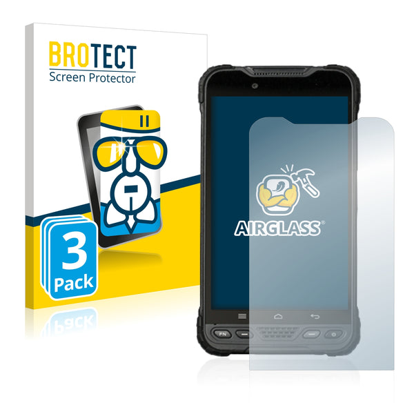 3x BROTECT AirGlass Glass Screen Protector for UniStrong UT12P