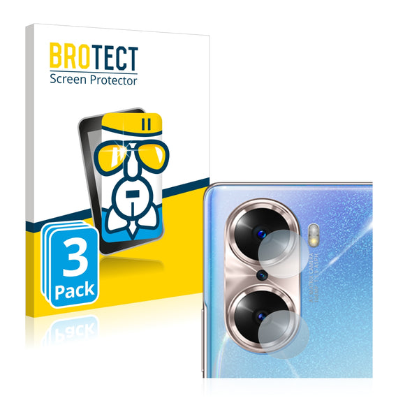 3x BROTECT AirGlass Glass Screen Protector for Honor 60 (ONLY Camera)