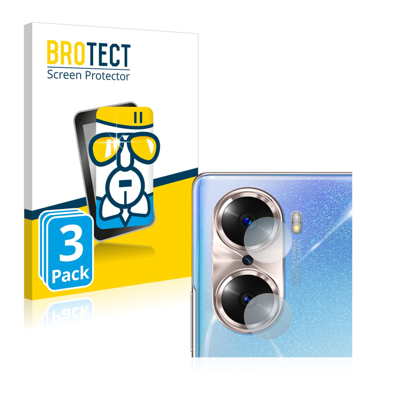 3x BROTECT AirGlass Glass Screen Protector for Honor 60 (ONLY Camera)