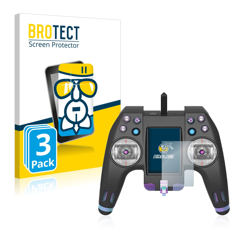 3x BROTECT AirGlass Glass Screen Protector for FlySky NV14