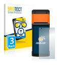 3x BROTECT AirGlass Glass Screen Protector for Sunmi V2s