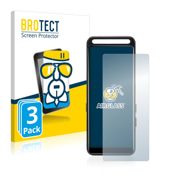 3x BROTECT AirGlass Glass Screen Protector for Benjie M6
